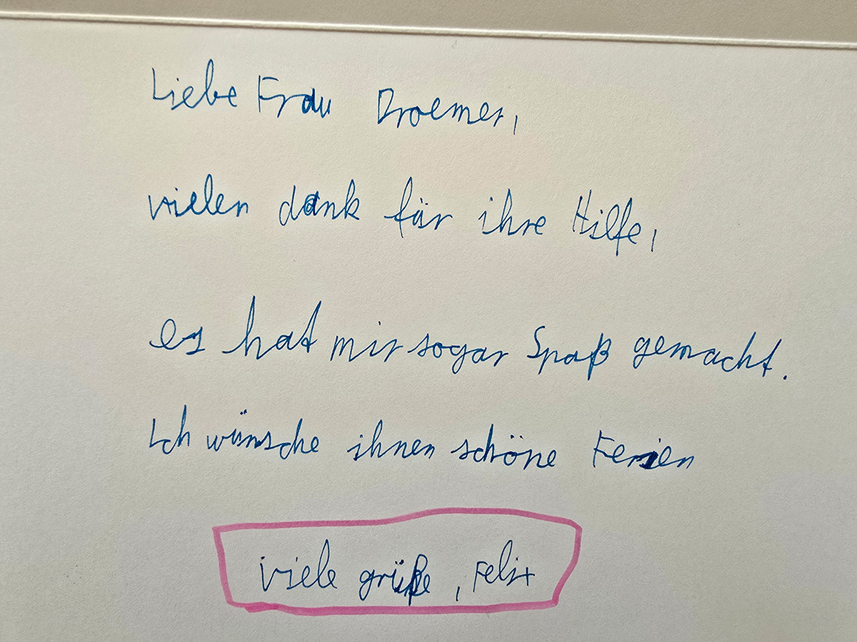 rezessionstext von Felix